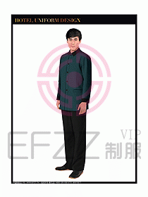 客房服務(wù)員制服設(shè)計圖354
