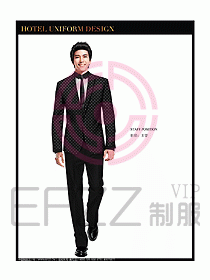總臺(tái)收銀接待制服設(shè)計(jì)圖177