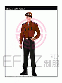 長袖保安服制服設(shè)計(jì)圖306