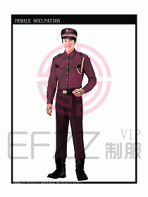 長(zhǎng)袖保安服制服設(shè)計(jì)圖328