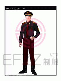 長袖保安服制服設計圖339
