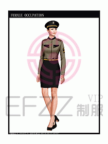 長(zhǎng)袖保安服制服設(shè)計(jì)圖348