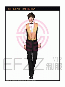 酒店西餐服務(wù)生制服設(shè)計圖788