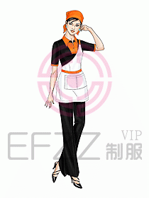 快餐廳制服設(shè)計圖008