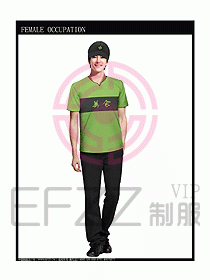 快餐廳制服設計圖068