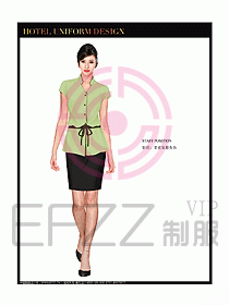 水區(qū)更衣服務員制服設計圖135