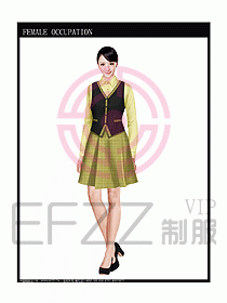 快餐服務(wù)生制服設(shè)計(jì)圖074