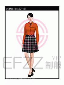 快餐服務生制服設計圖081