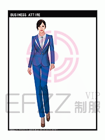 女秋冬職業(yè)裝設計圖896