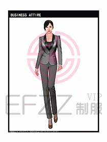 女秋冬職業(yè)裝設計圖936