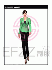 女秋冬職業(yè)裝設計圖939