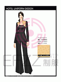 桑拿會所服務(wù)員制服設(shè)計(jì)圖278