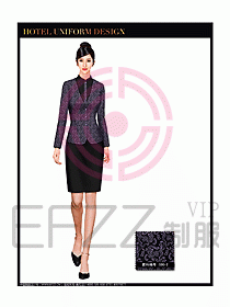 酒店前臺服務(wù)員制服設(shè)計(jì)圖612